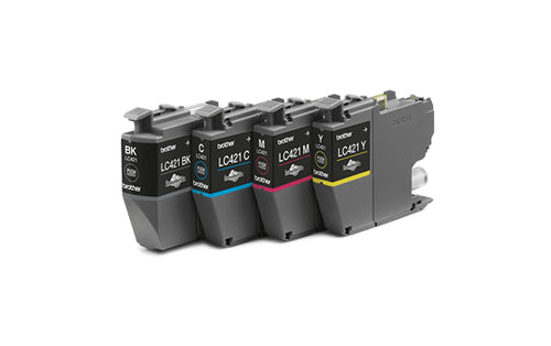Brother LC-421VAL PagePack 4 pc(s) Original Standard Yield Black, Cyan, Magenta, Yellow Brother LC-421VAL PagePack 4 pc(s) Original Standard Yield Black, Cyan, Magenta, Yellow